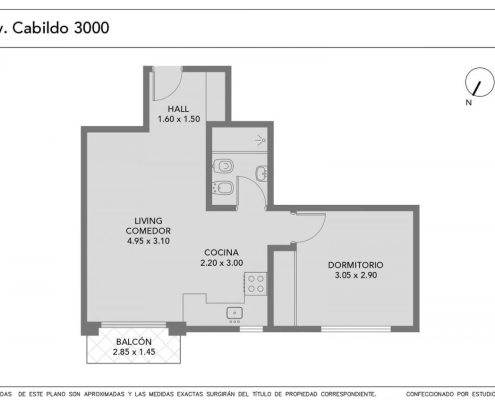 Av Cabildo al 3000 - nuñez - plano