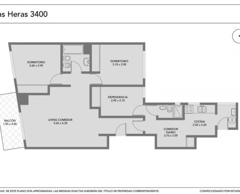 Av. Las Heras al 3400 - Palermo