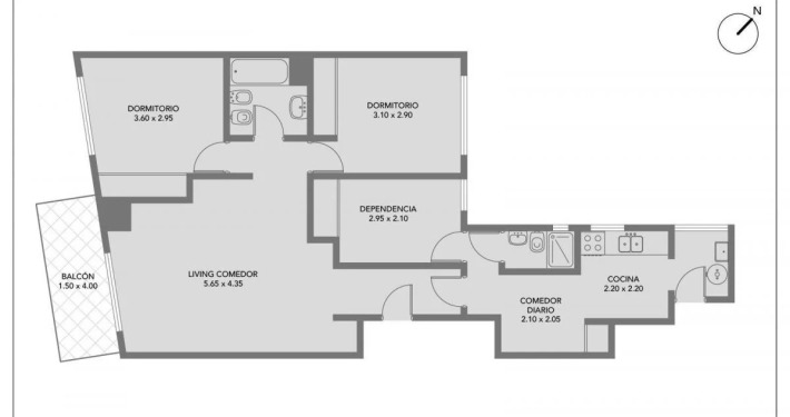 Av. Las Heras al 3400 - Palermo